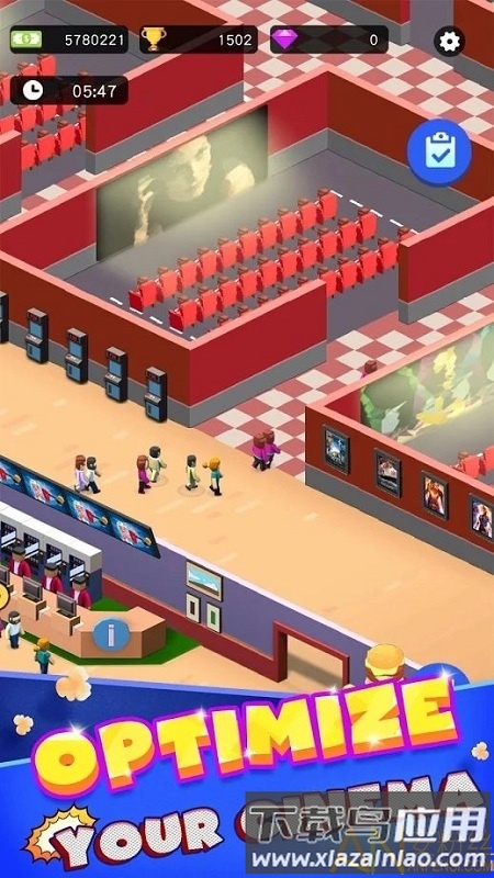 闲置电影大亨游戏(Idle Cinema Tycoon)截图3