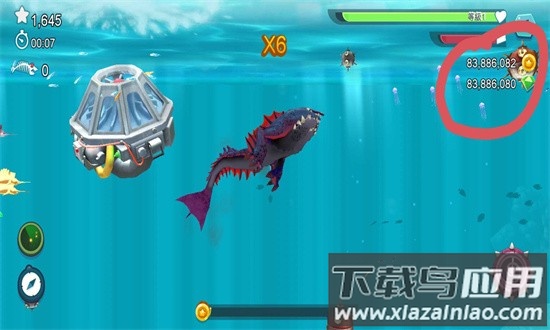 饥饿鲨进化邪恶鲨鱼版本最新版截图2