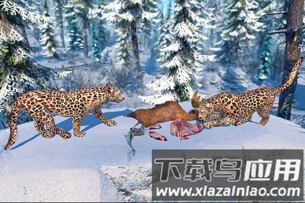 雪豹森林模拟器游戏最新版截图1