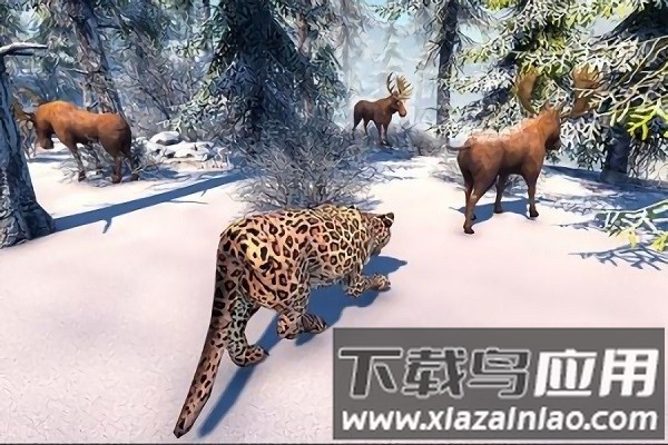 雪豹森林模拟器游戏最新版截图3
