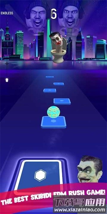 马桶人节奏跳动最新版(skibidi toilet tiles hop)下载
