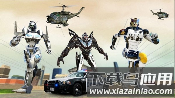 警车改造机器人中文版最新版截图4