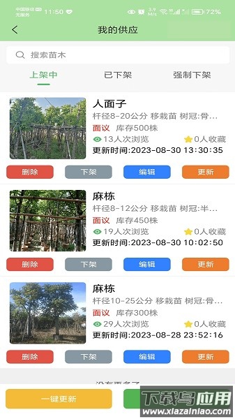 点苗报价软件截图