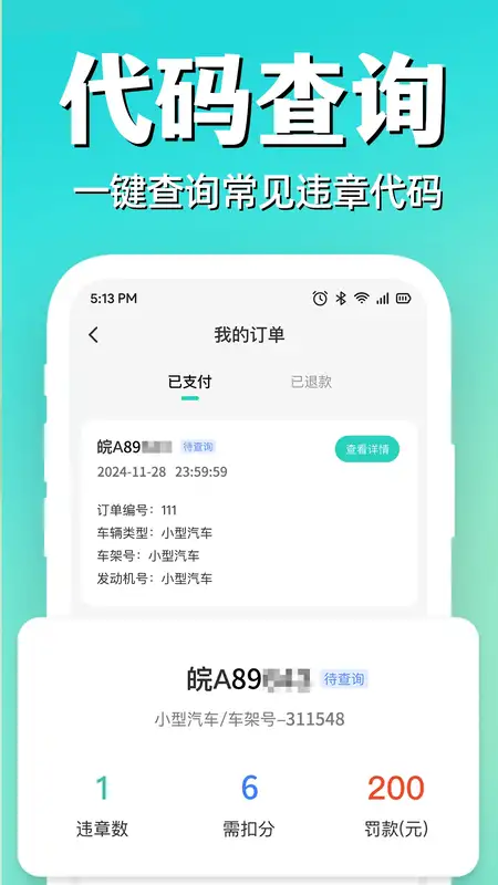 车辆违章快查软件最新版截图3