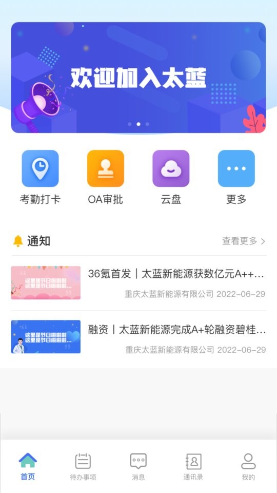 太蓝OA专业版最新版截图1