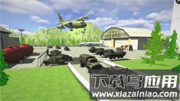 陆军运输机模拟器2017游戏(Army Car Plane Simulator 2017)最新版截图2