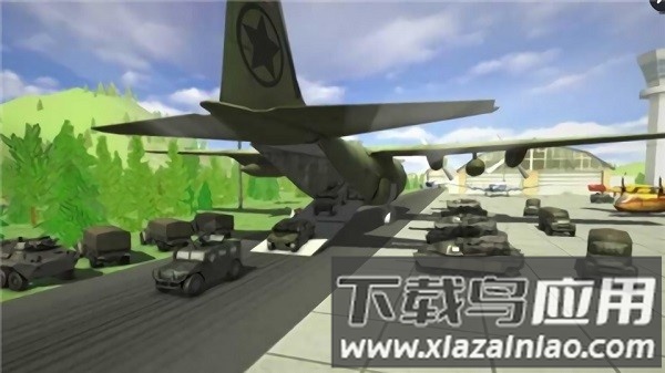 陆军运输机模拟器2017游戏(Army Car Plane Simulator 2017)最新版截图4