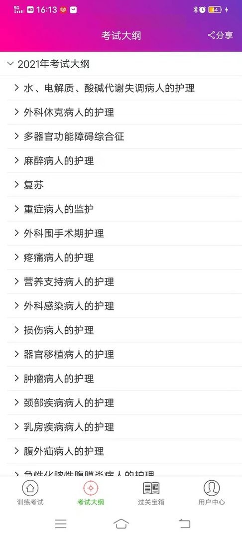 外科护理总题库官方版最新版截图2