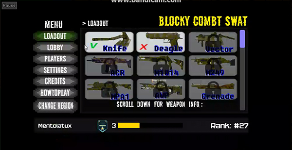 方块特警作战游戏