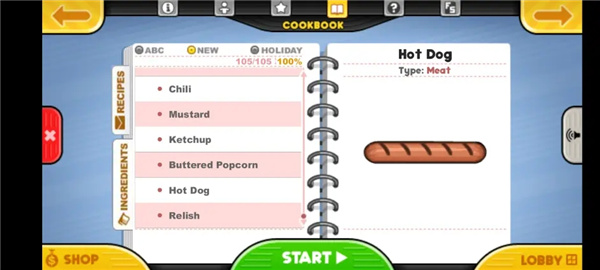 老爹热狗店togo英文版