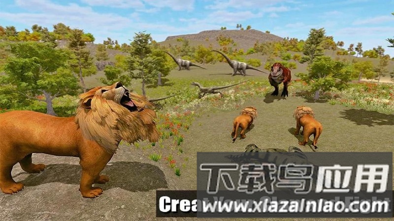 野狮vs恐龙模拟游戏最新版截图1