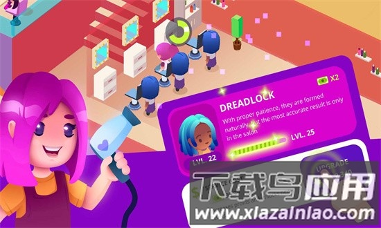 闲置美容院游戏截图2