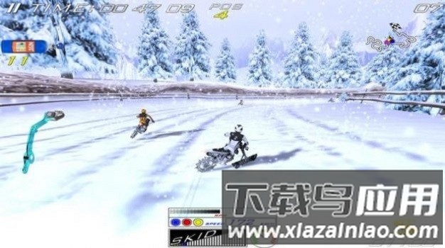 雪地极限自行车游戏截图2