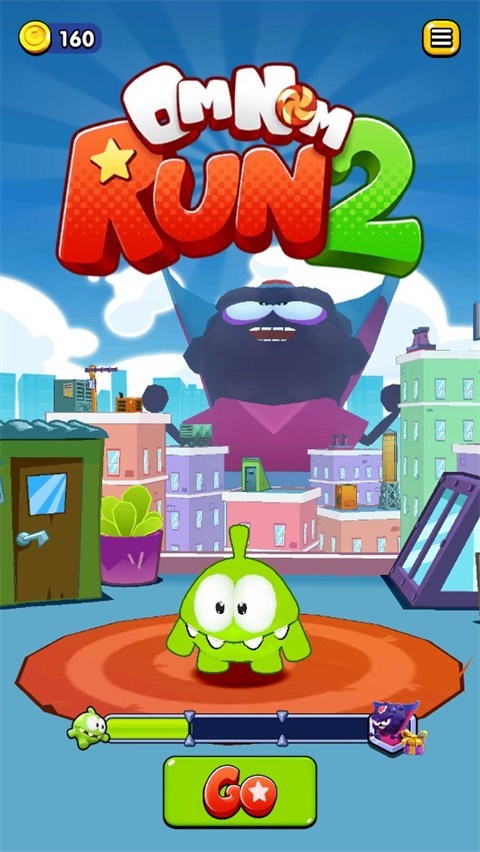 奥姆跑酷2中文版(Om Nom: Run 2)截图1