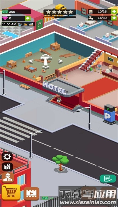 闲置度假大亨最新版(Sim Hotel Tycoon)截图2