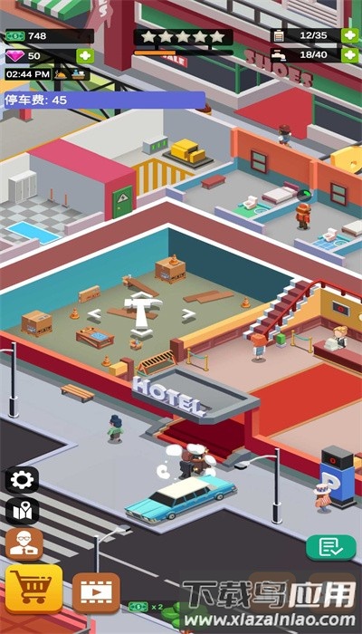 闲置度假大亨最新版(Sim Hotel Tycoon)截图4