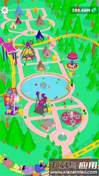 闲置主题公园游戏(Sim Sim Park)截图1