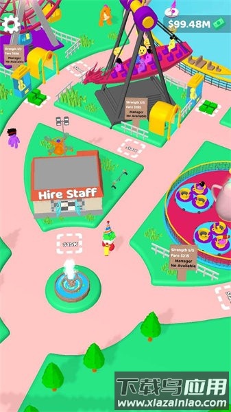 闲置主题公园游戏(Sim Sim Park)截图2