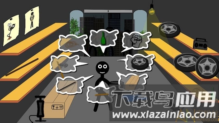 逃跑火柴人游戏截图4