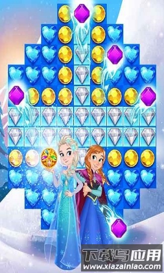 魔法冰雪女王传奇游戏(Diamond Match)截图2