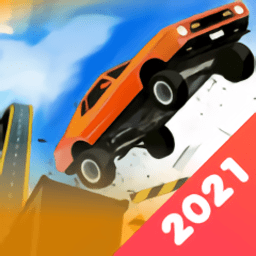高空汽车坡道跑酷最新版(Car Jump)