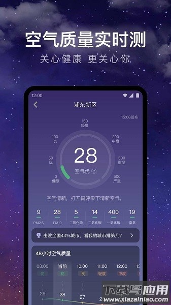 24小时天气预报免费版截图