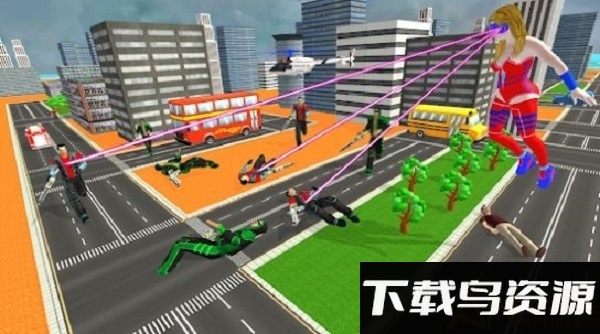 飞行超级英雄战场飞行冒险最新版截图1