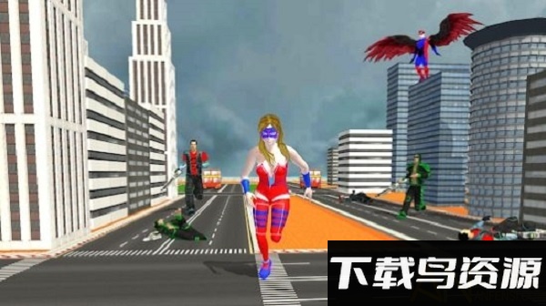 飞行超级英雄战场飞行冒险最新版截图2