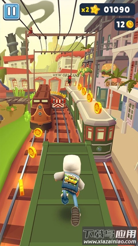 地铁跑酷无限金币无限钥匙版(Subway Surf)截图3