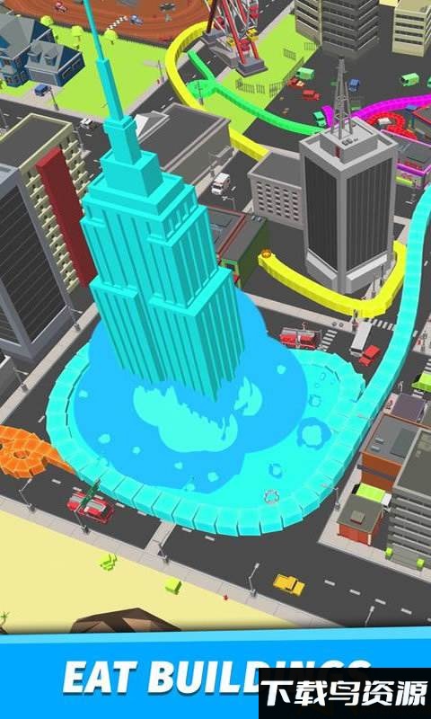 贪吃蛇大战城市游戏(boas.io)截图2