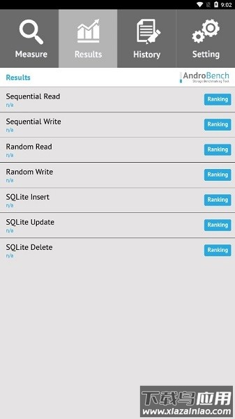 内存测速软件AndroBench截图1