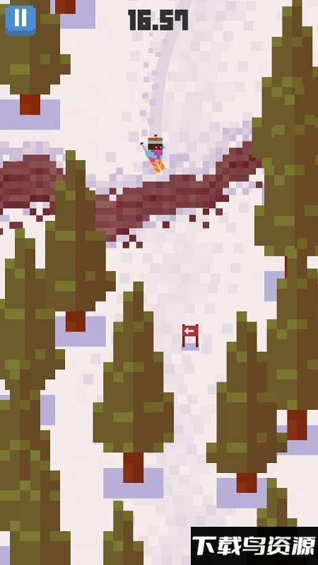 雪人山滑雪游戏截图2