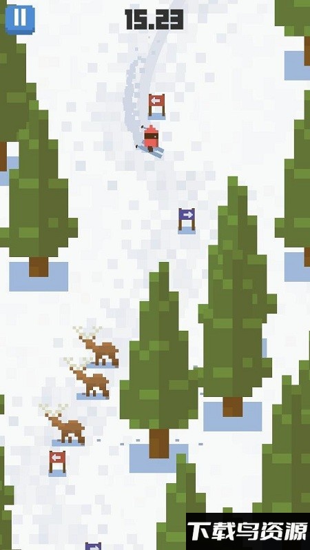 雪人山滑雪游戏截图3
