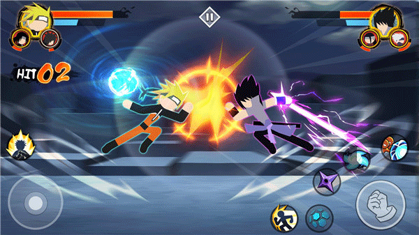 火柴人忍者3v3官方版(Stickman Ninja 3v3)截图1