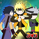 火柴人忍者3v3官方版(Stickman Ninja 3v3)