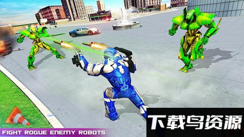 飞行警车机器人中文版下载