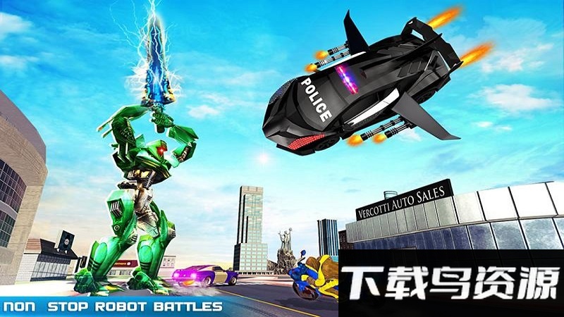 飞行警车机器人最新版截图