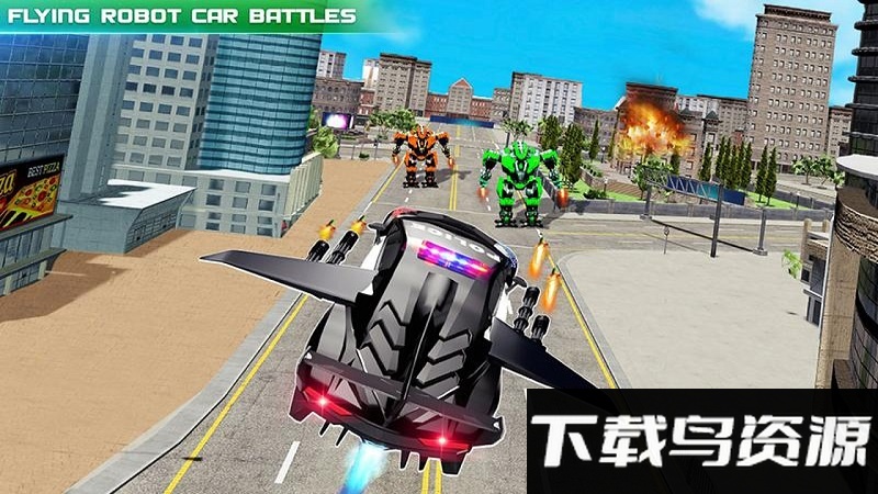 飞行警车机器人最新版截图