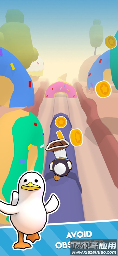 鸭子跑酷游戏(Duck on the Run)截图2