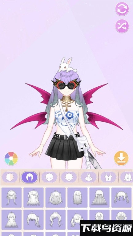 魔法女孩换装游戏截图4