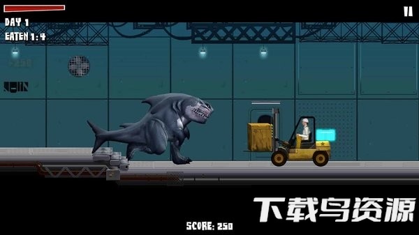 食人鲨横冲直撞游戏(Sharkosaurus Rampage)截图1