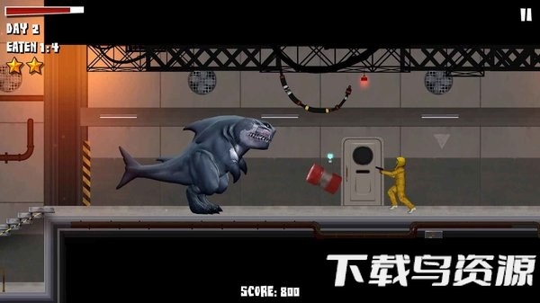 食人鲨横冲直撞游戏(Sharkosaurus Rampage)截图3