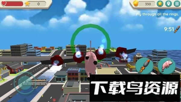 非常普通的猪手游(疯狂的猪模拟)截图1