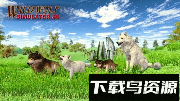 野狼模拟器3D游戏(Wild Wolf Simulator 3D)截图4