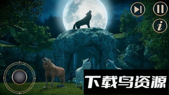 野狼动物模拟器手游截图1