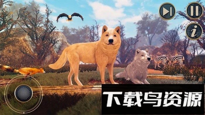 野狼动物模拟器手游截图2