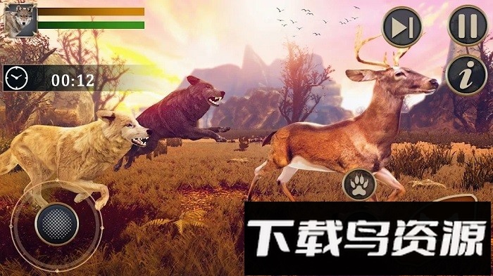 野狼动物模拟器手游截图4