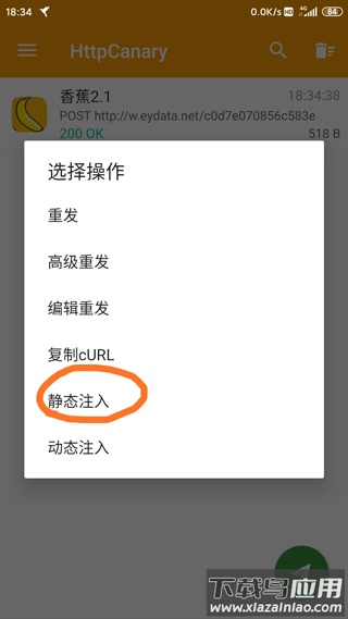 黄鸟抓包高级版静态注入