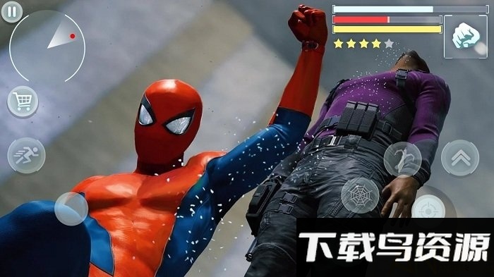 黑蜘蛛侠绳索英雄中文版截图4