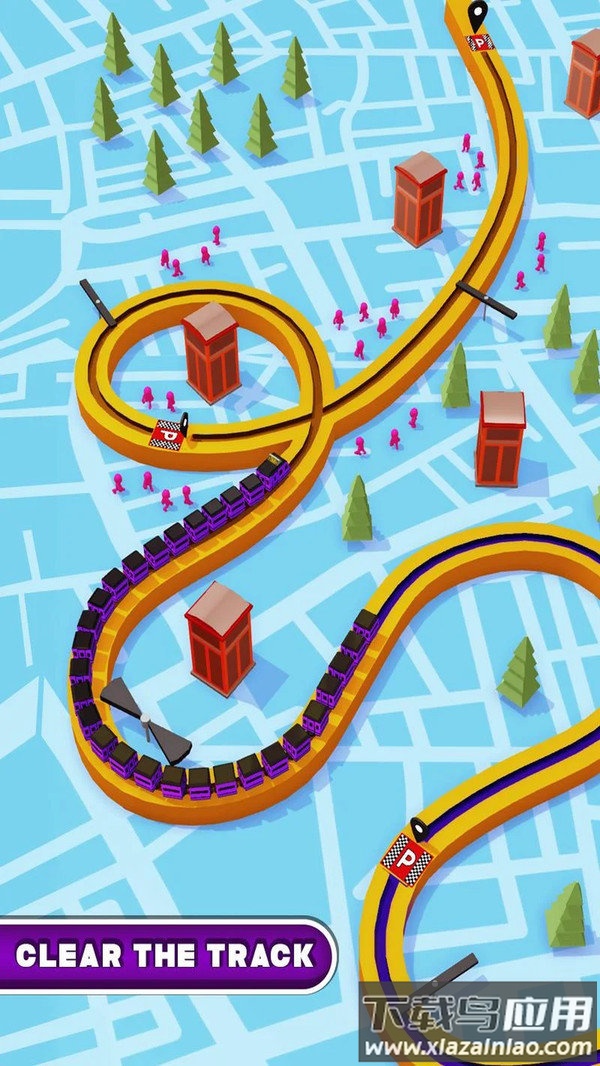 自由出租火车游戏下载(Taxi Train Free)截图1